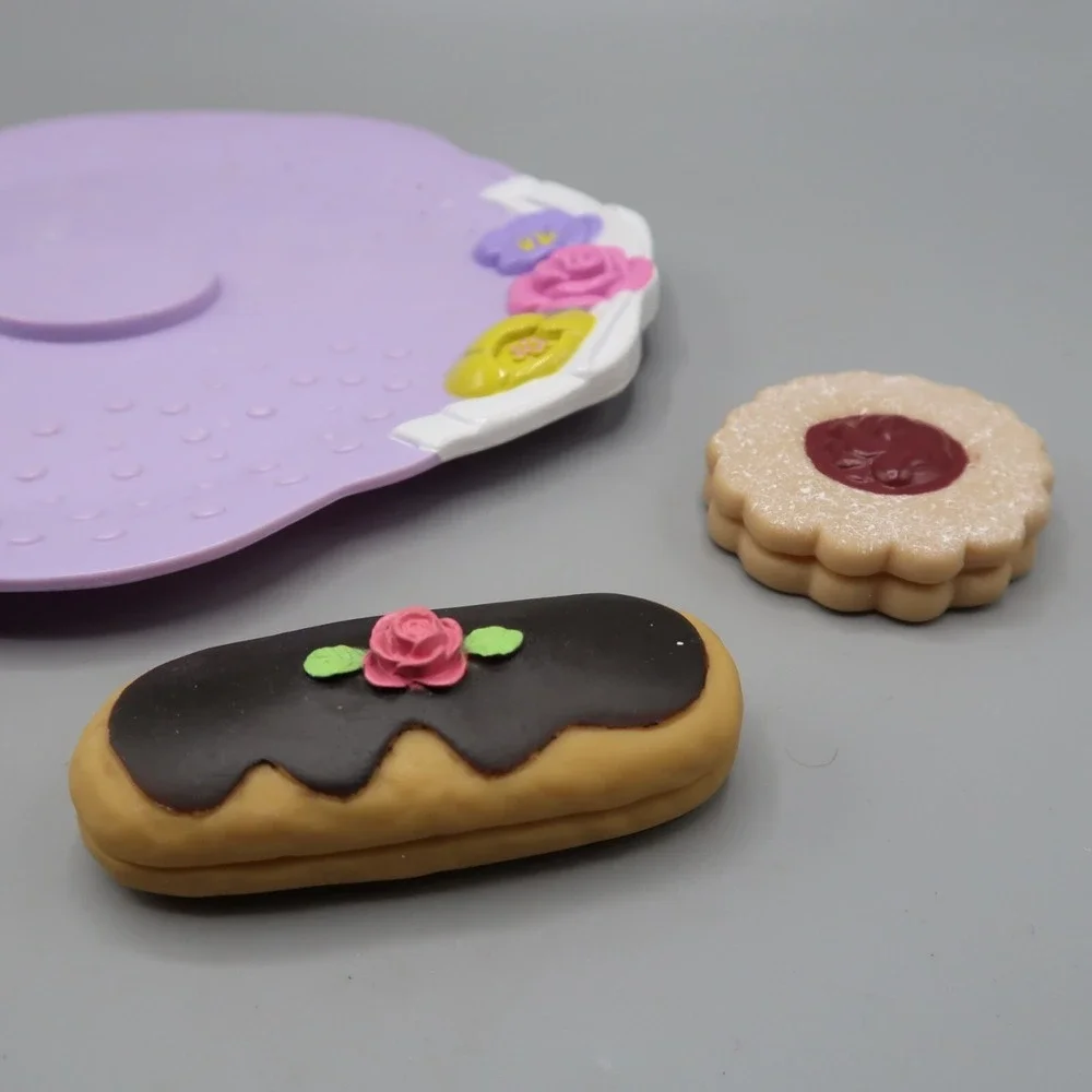Tikes Kidsview Food Tea Bunny Desert  Mini Sweet Tray Pastry